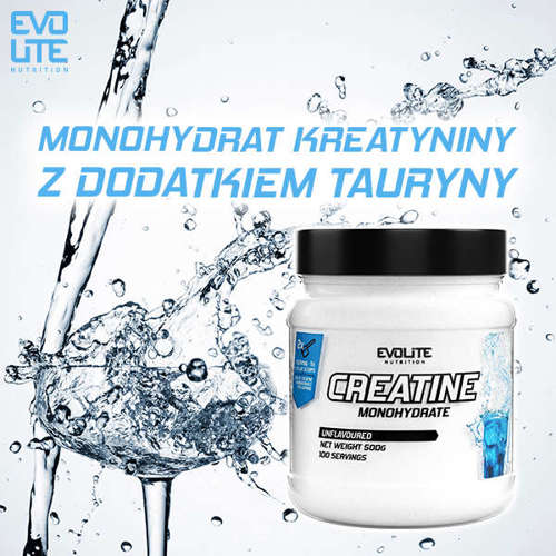 Evolite Creatine Monohydrate 500g No flavour